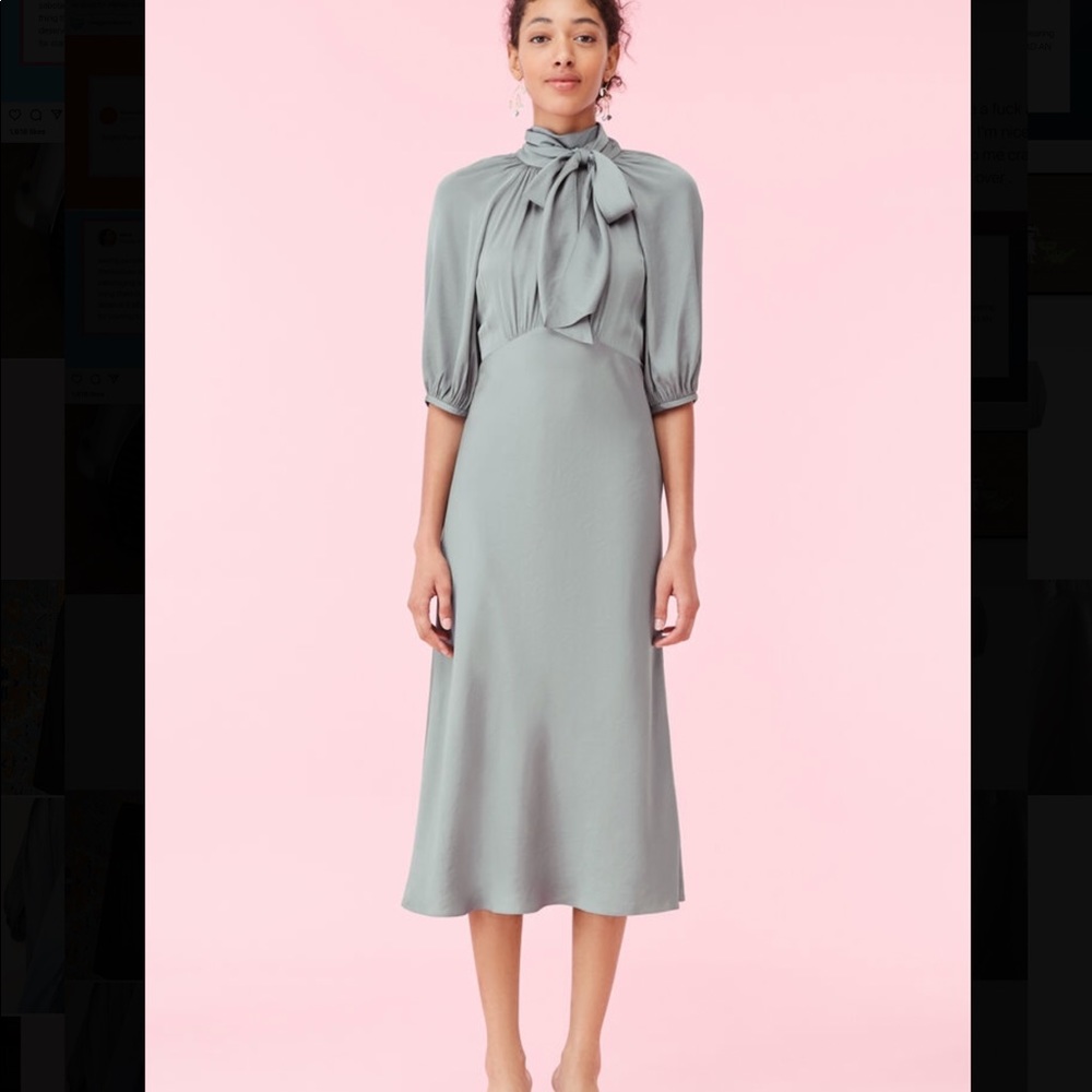 NWOT Rebecca Taylor tieneck dress